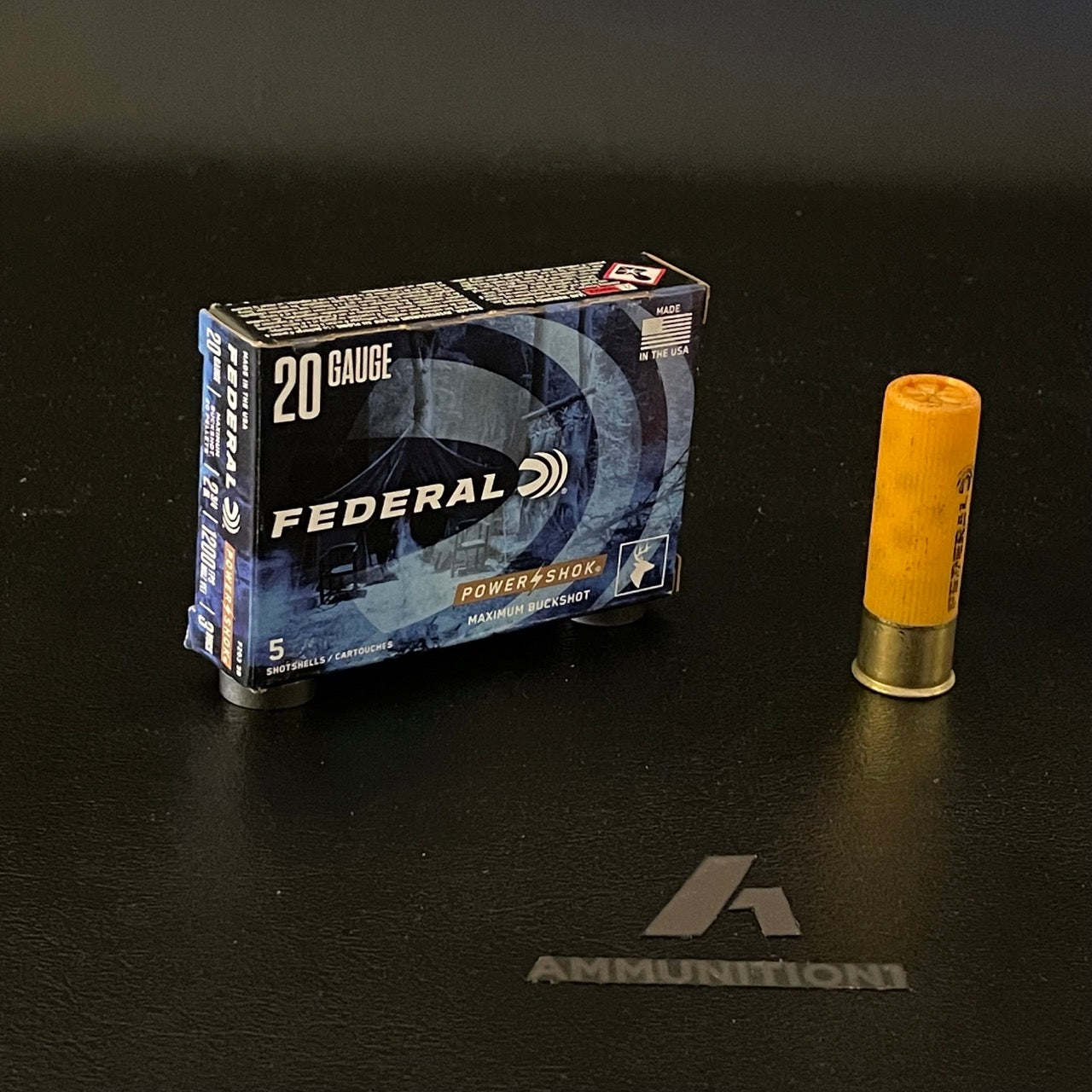 Federal Power-Shok Magnum - 20 Ga - 2.75" 1 oz #3 - 5 Rnd/Bx