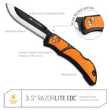 Outdoor Edge - 3.5" RAZORLITE - REPLACEABLE BLADE CARRY KNIFE - GREY