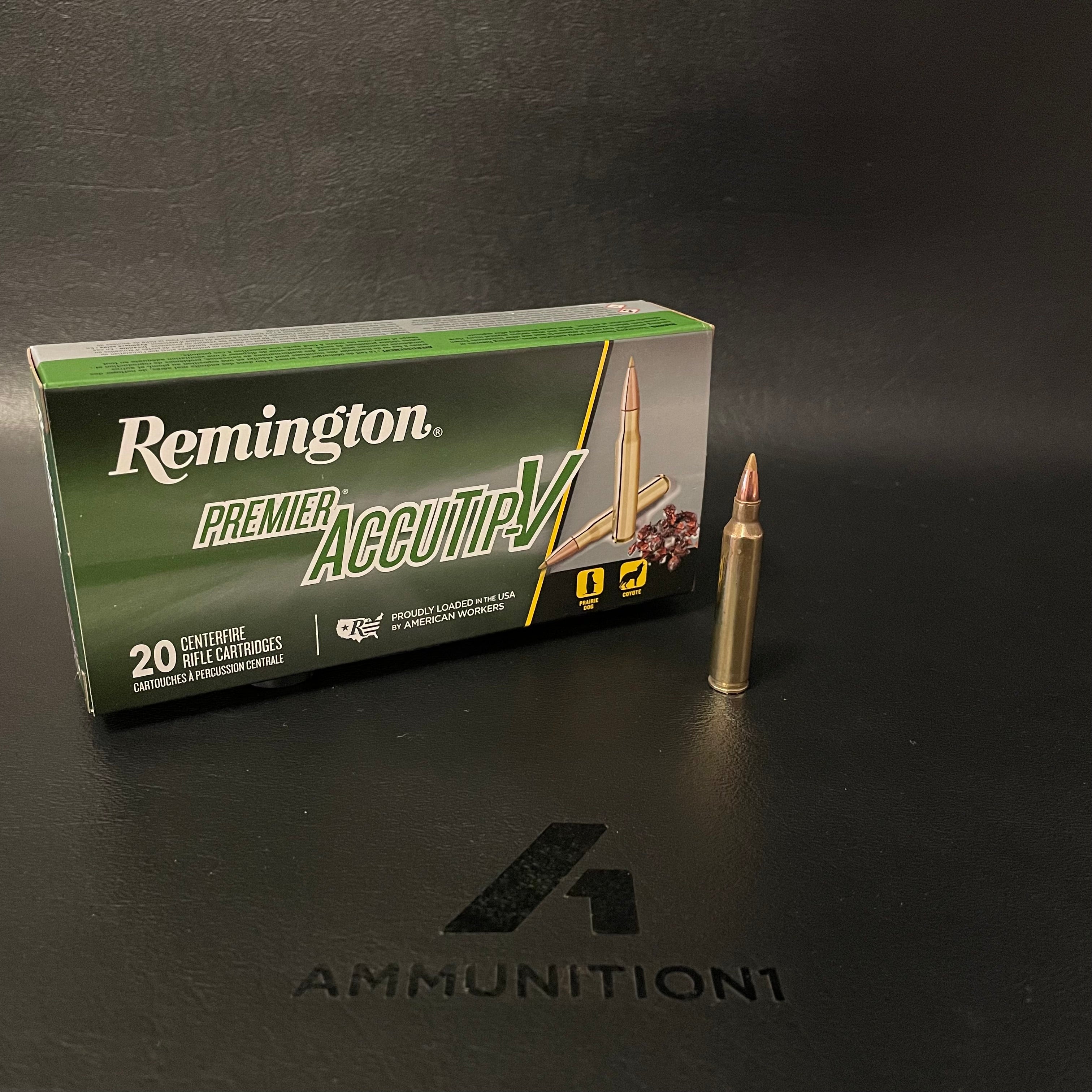 Remington Premier Accutip-V - 204 Ruger - 32 gr AccuTip V -20 Rnd/Bx