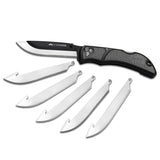Outdoor Edge - 3.5" RAZORLITE - REPLACEABLE BLADE CARRY KNIFE - GREY