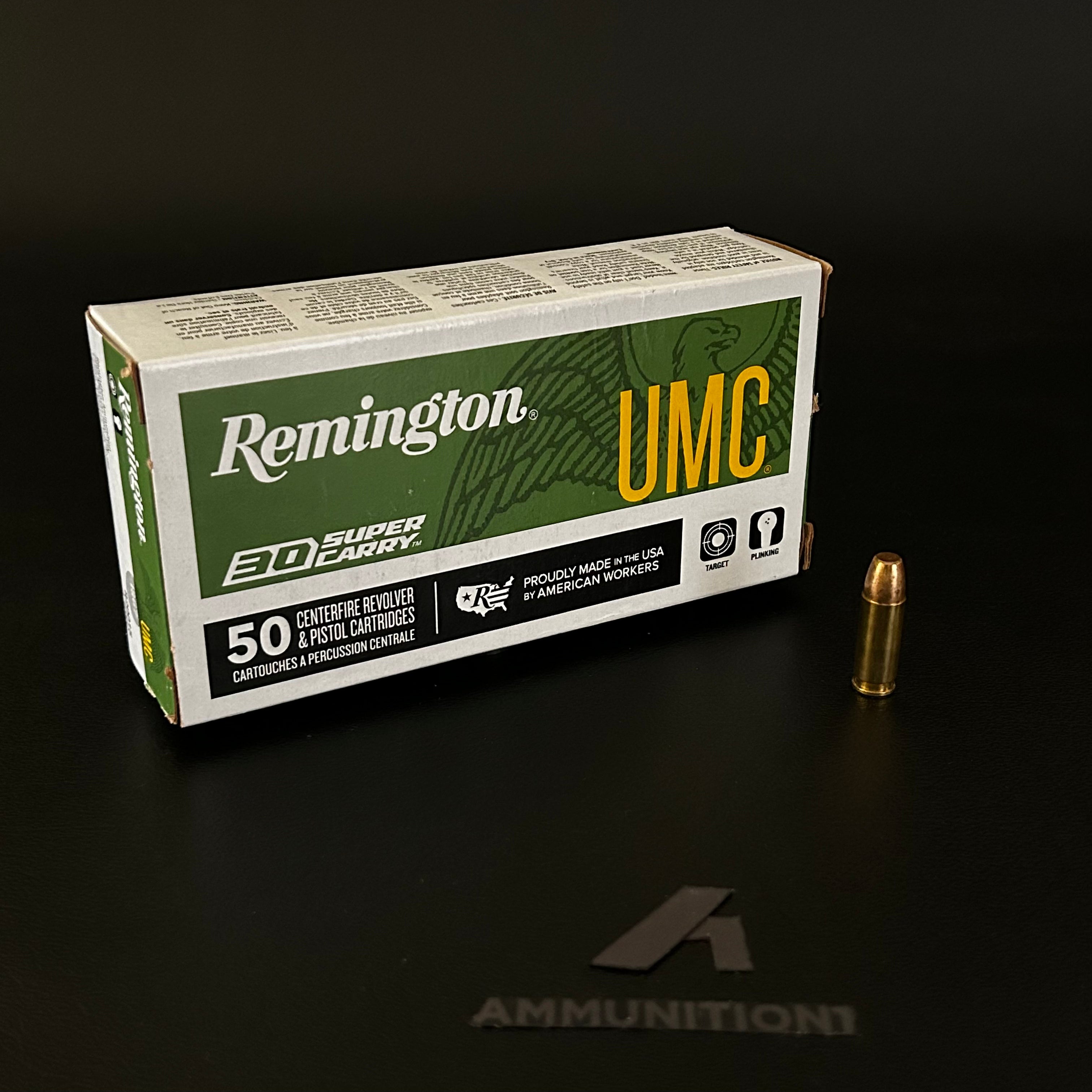 Remington UMC - 30 Super Carry - 100 Gr FMJ - 50 Rnd/Bx