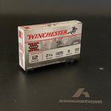 Winchester Super X - 12 Ga - 2.75" 9 Pellets 00 Buck Shot - 5 Rnd/Bx