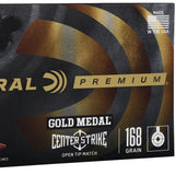 Federal Premium Gold Medal - 308 Win - 168 Gr Center Strike OTM - 20 Rnd/Bx
