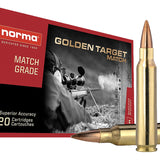Norma Ammunition Golden Target Match - 223 Rem - 69 Gr BTHP - 20 Rnd/Bx