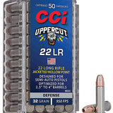 CCI Uppercut - 22 LR - 32 Gr JHP - 50 Rnd/Bx