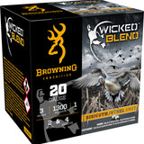 Browning Ammo Wicked Blend - 20 Gauge - 3" 1oz 2/4 Bismuth/Steel Shot - 25 Rnd/Bx