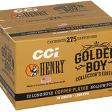 CCI Golden Boy - 22 LR - 36 Gr CPHP - 275 Rnd/Bx