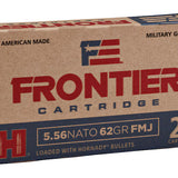 Hornady - Frontier - 5.56x45mm NATO - 62 Gr FMJ - 20 Rnd/Bx