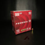 Federal Champion - 9mm - 124 Gr FMJ - 200 Rnd/Bx