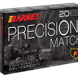 Barnes Bullets Precision Match - 5.56x45mm NATO - 69gr OTMBT - 20 Rnd/Bx