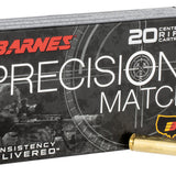 Barnes Bullets Precision Match - 5.56x45mm NATO - 85 Gr - OTM BT - 20 Rnd/Bx
