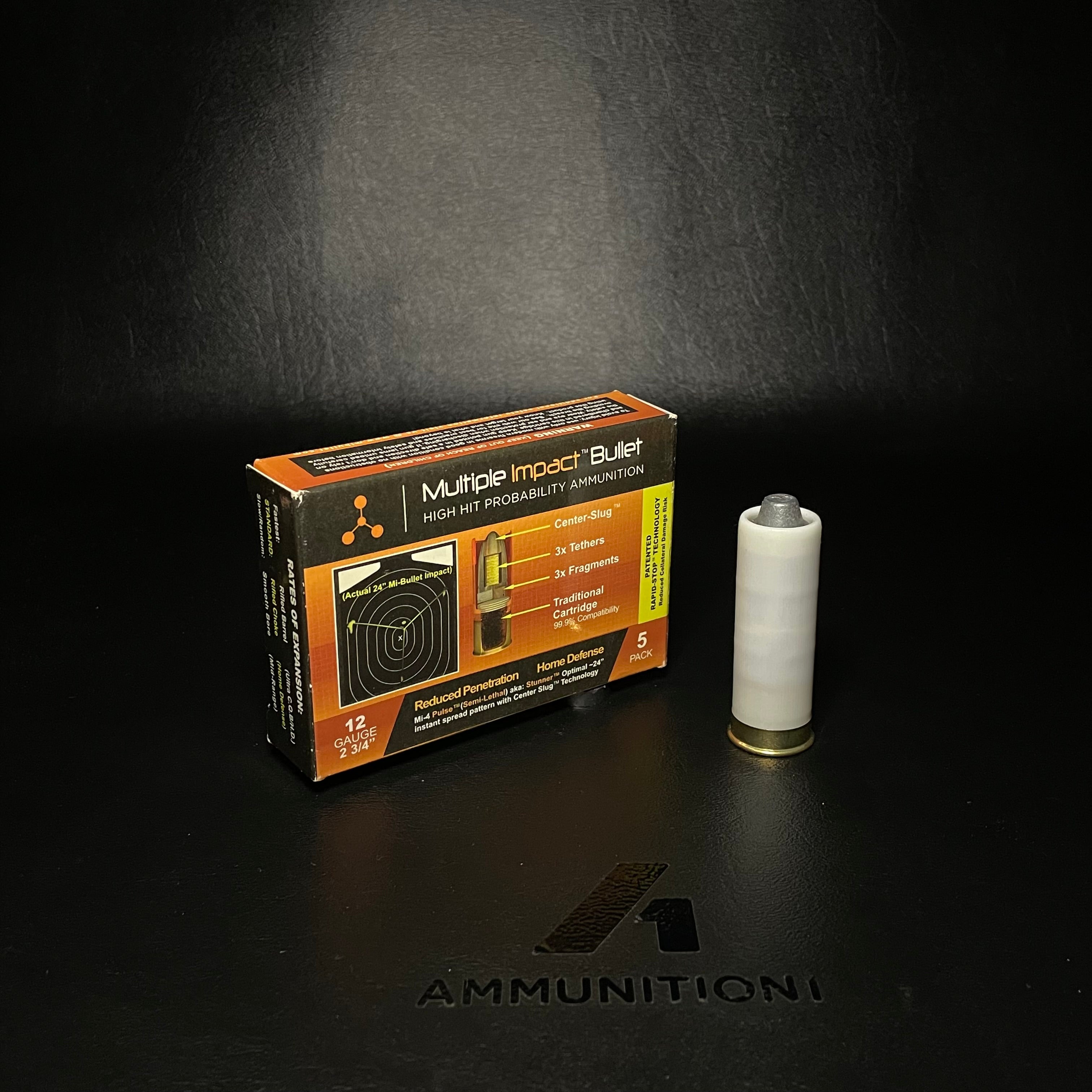 Advanced Ballistics Concepts - 12 Ga - Multiple Impact Slug Semi Lethal - 5 Rnd/Bx