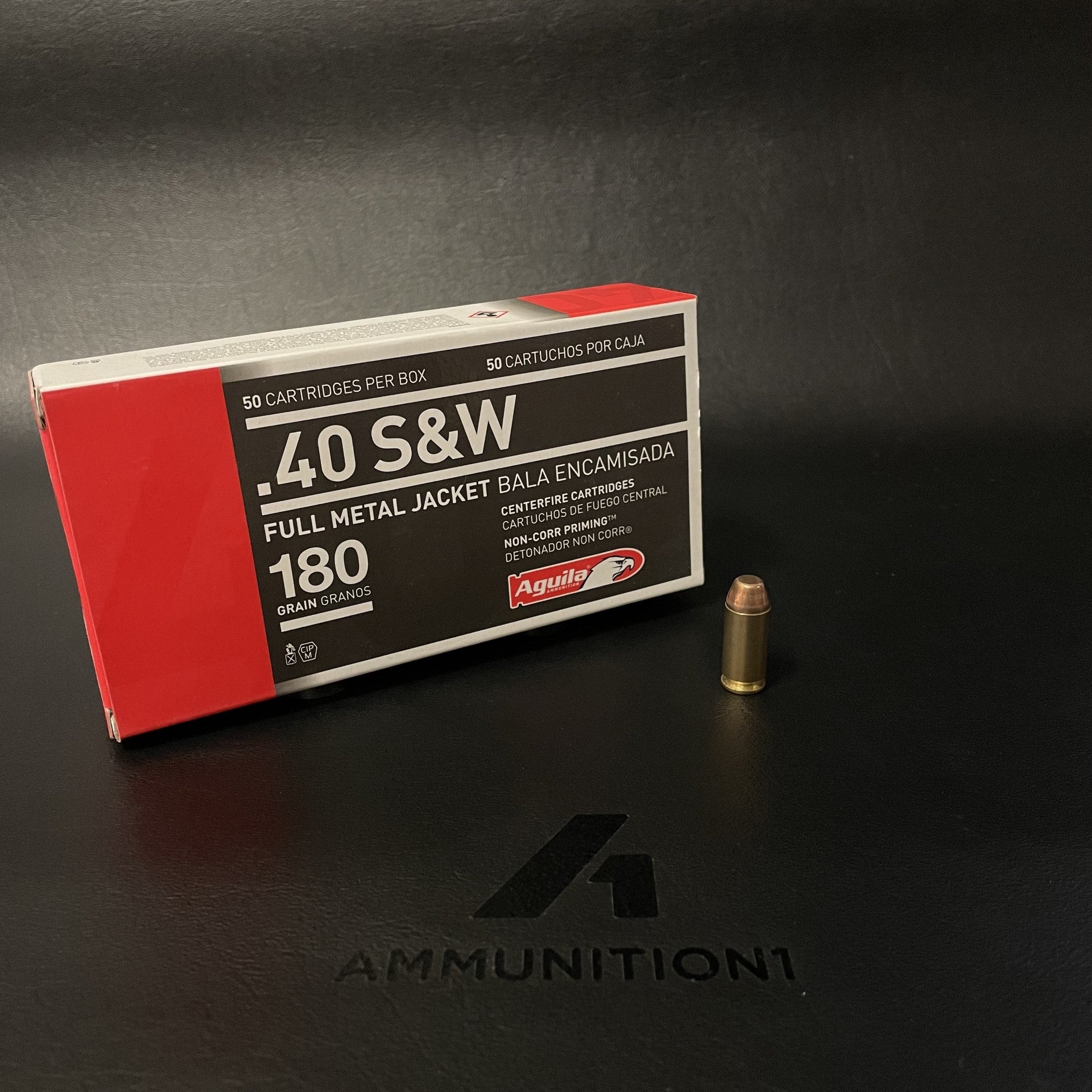 Aguila - 40 S&W - 180 Gr FMJ - 50 Rnd/Bx