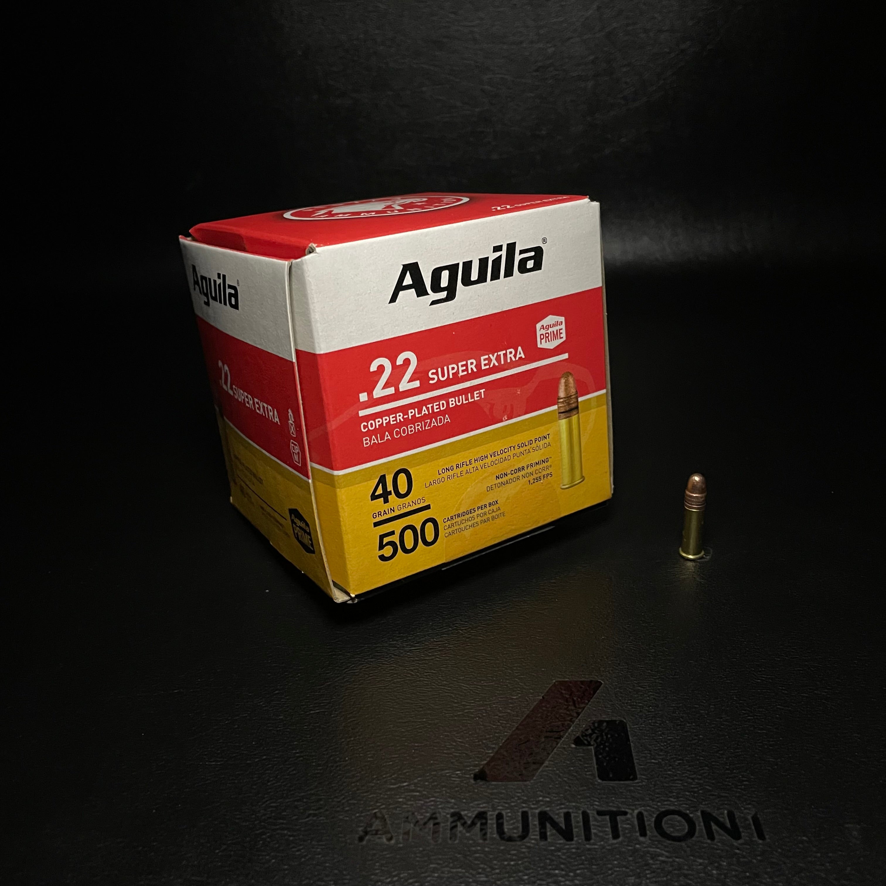 Aguila Super Extra - 22 LR - 40 Gr CPSP - 500 Rnd/Bx