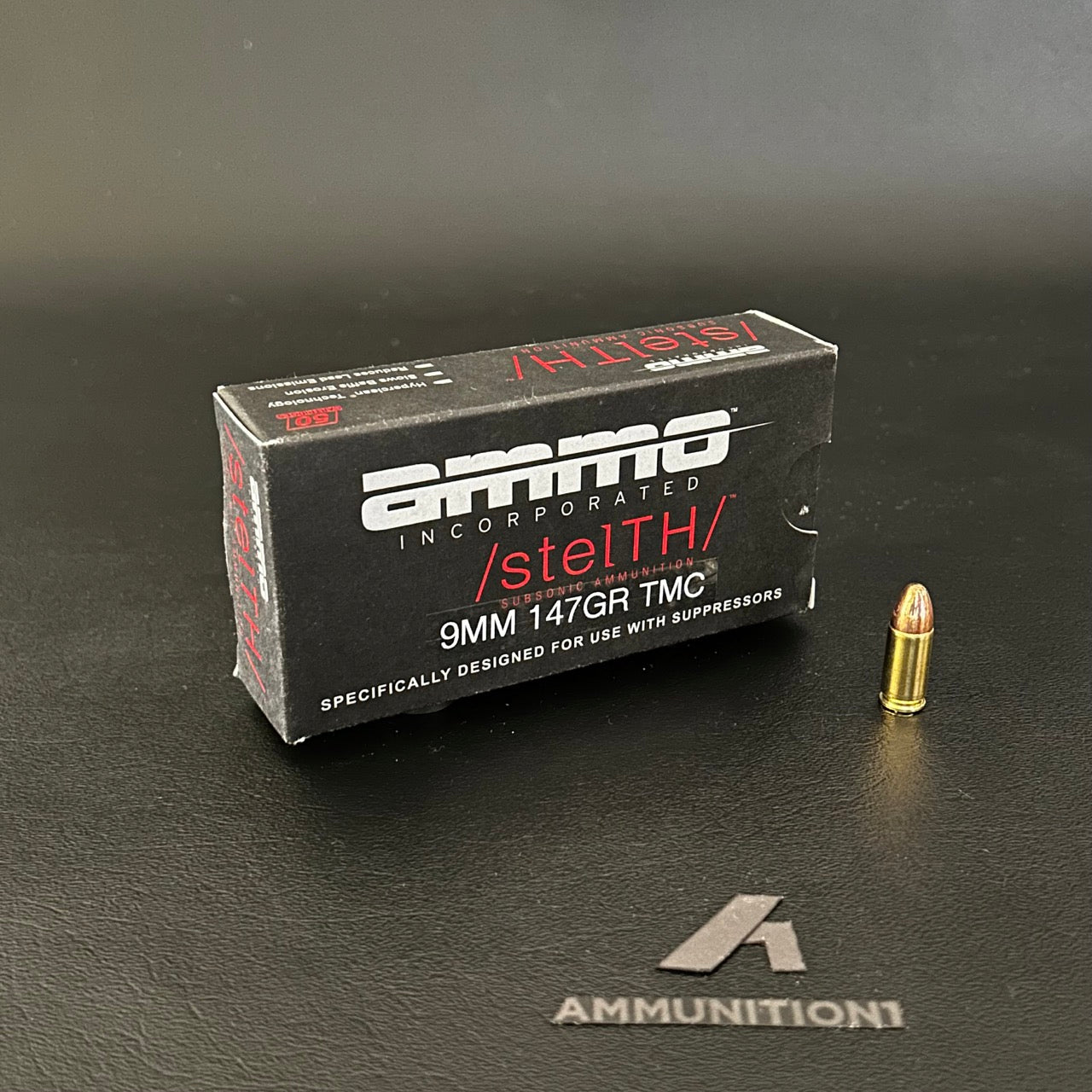 Ammo Inc. Stealth - 9mm - 147 Gr TMC - 50 Rnd/Bx