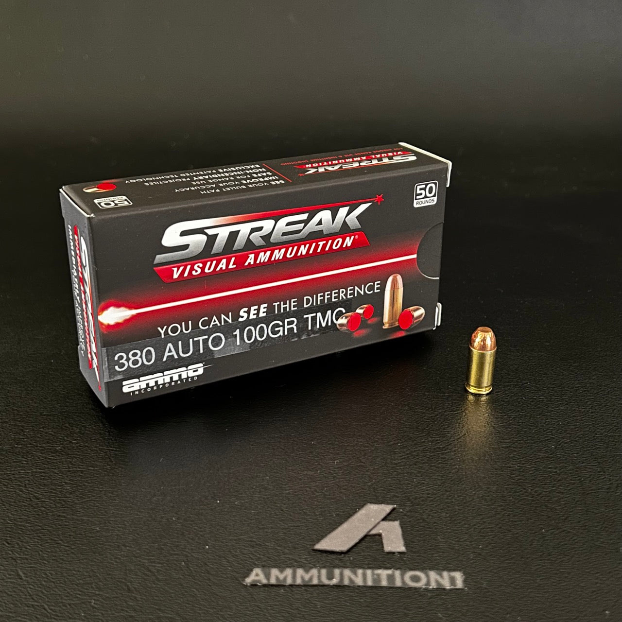 Ammo Inc. Streak - .380 ACP - 100 Gr TMC - 50 Rnd/Bx