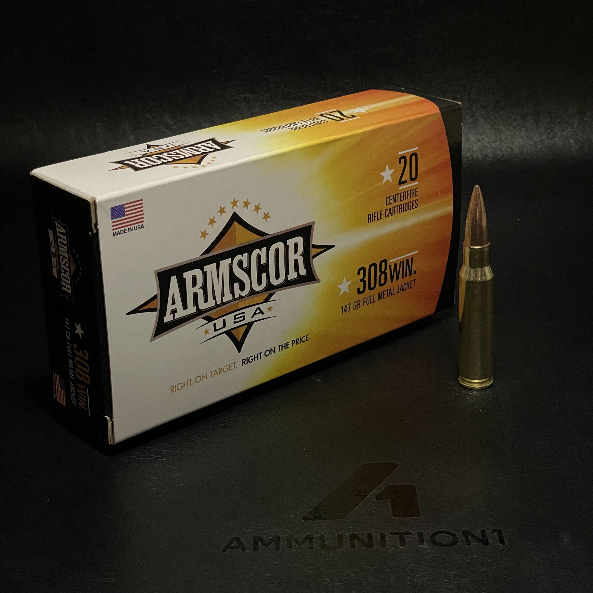 Armscor USA - 308 Win - 147 Gr FMJ - 20 Rnd/Case