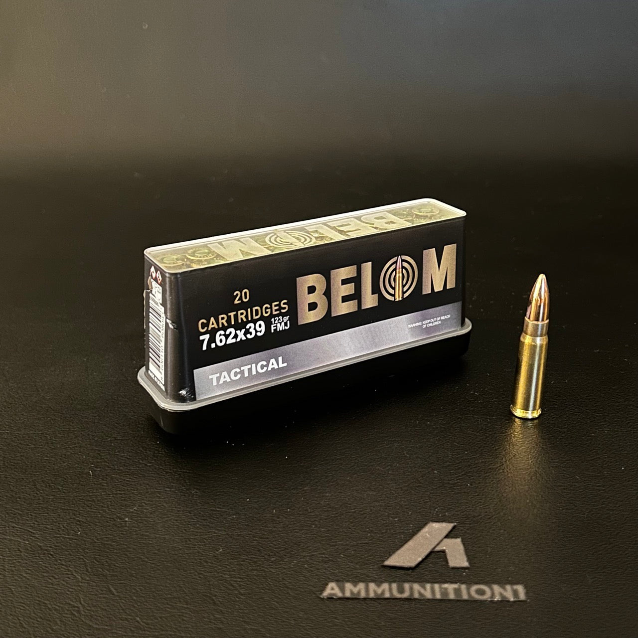 BELOM Tactical - 7.62x39mm - 123 Gr FMJ - 20 Rnd/Bx