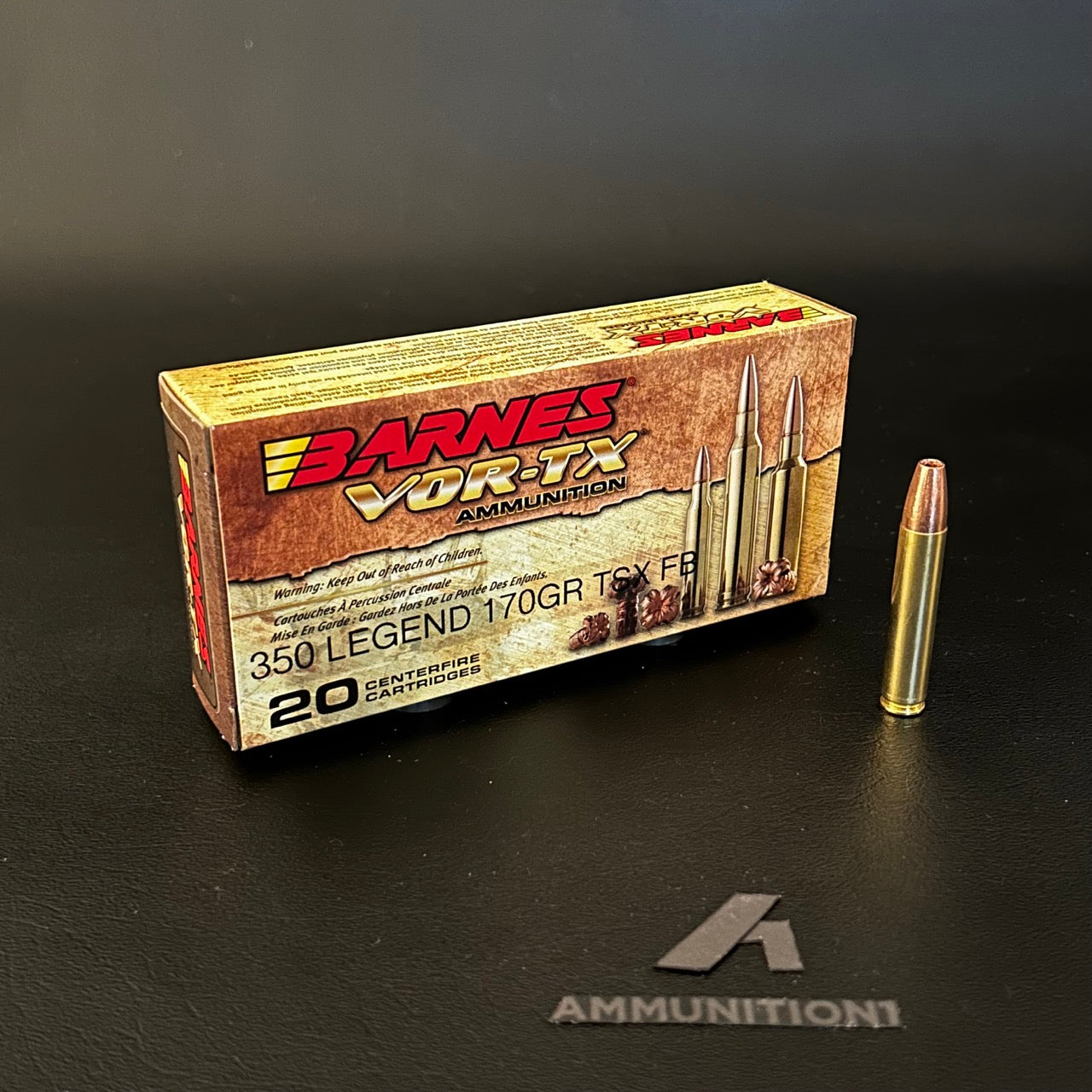 Barnes VOR-TX - .350 Legend - 170 Gr TSX FN FB - 20 Rnd/Bx