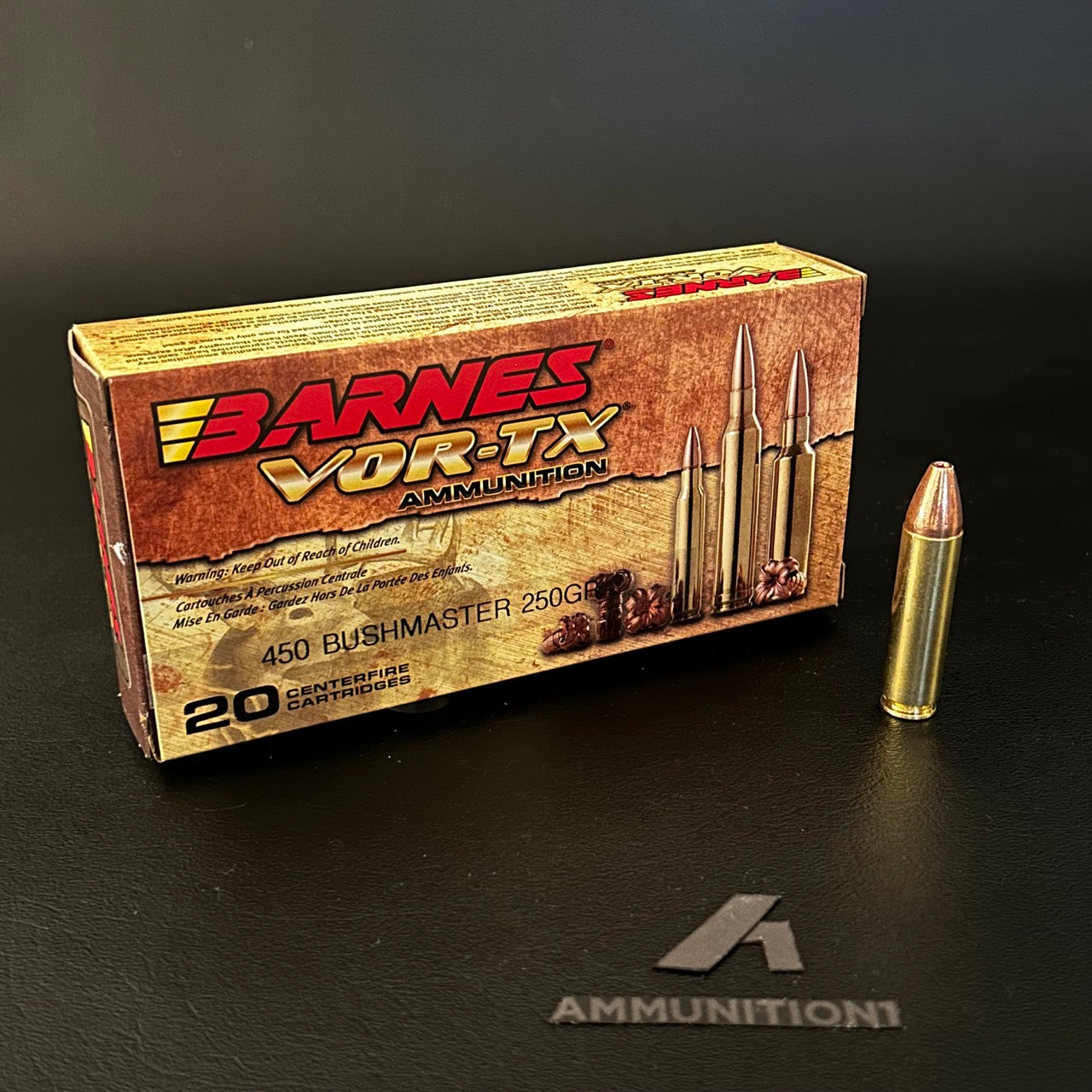 Barnes VOR-TX - .450 Bushmaster - 250 Gr HP- 20 Rnd/Bx