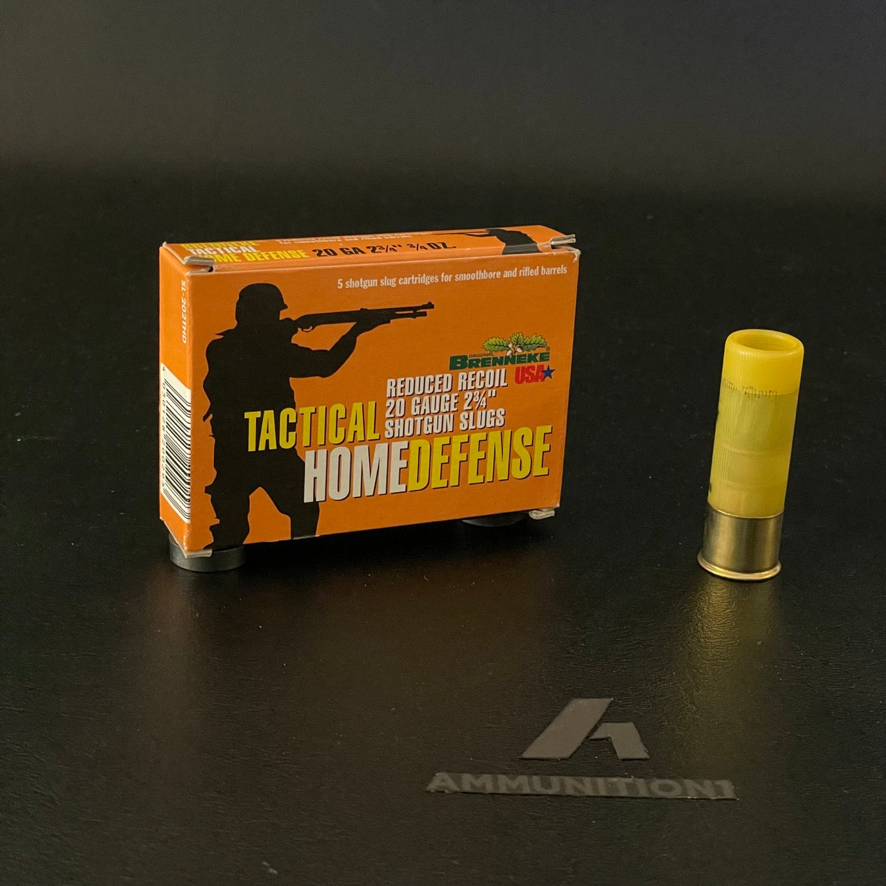 Brenneke Tactical Home Defense Slugs - 20 Ga - 2.75'' 3/4 Oz - 5 Rnd/Bx