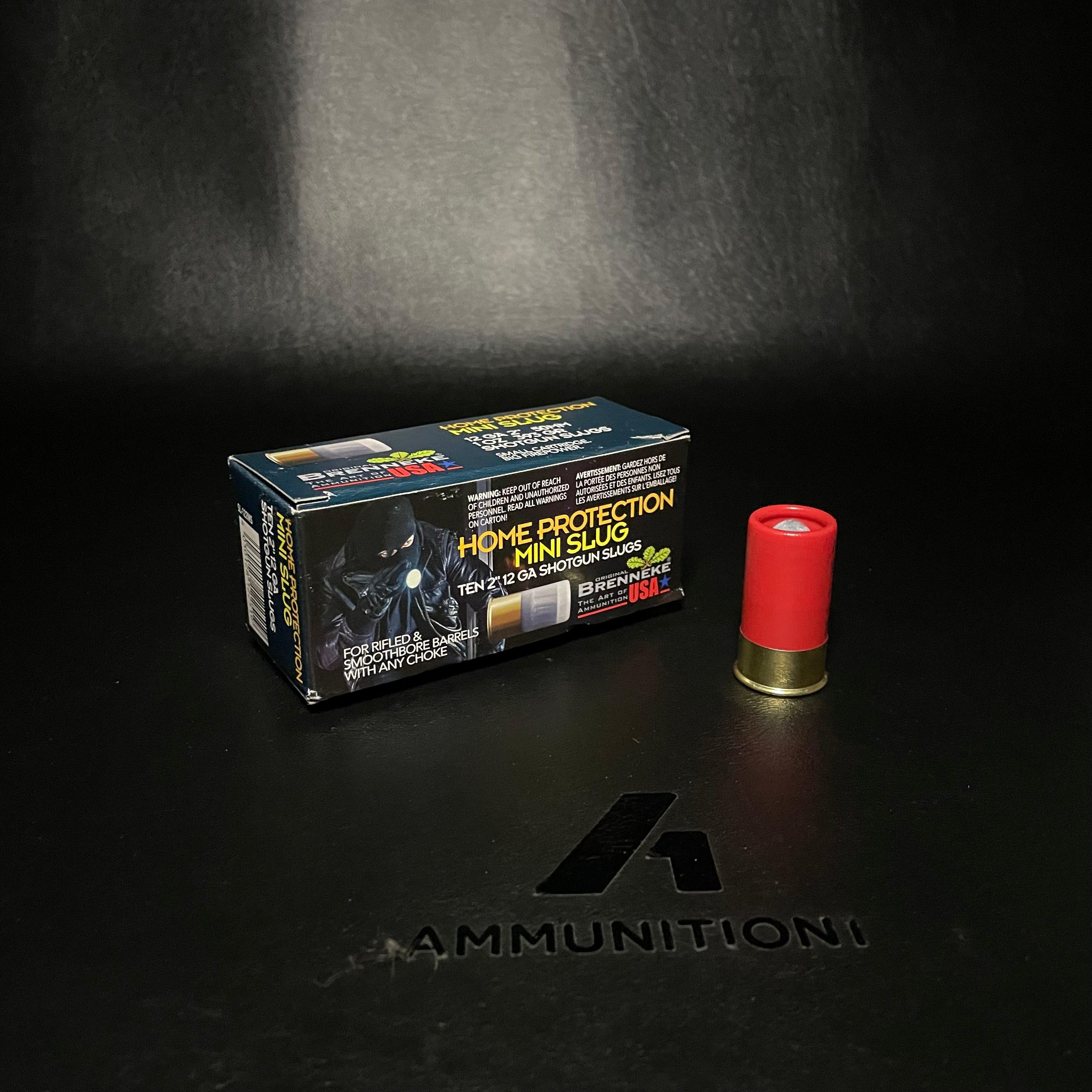 Brenneke Home Protection - 12 Ga - 1 3/4" 1 Oz Mini Slug - 10 Rnd/Bx