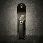 Buck Legacy 501 Squire LTD Satin S35VN Black Burlap Micarta Lock Back Folder - Holster