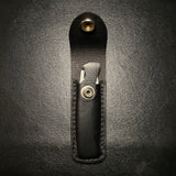 Buck Legacy 501 Squire LTD Satin S35VN Black Burlap Micarta Lock Back Folder - Holster