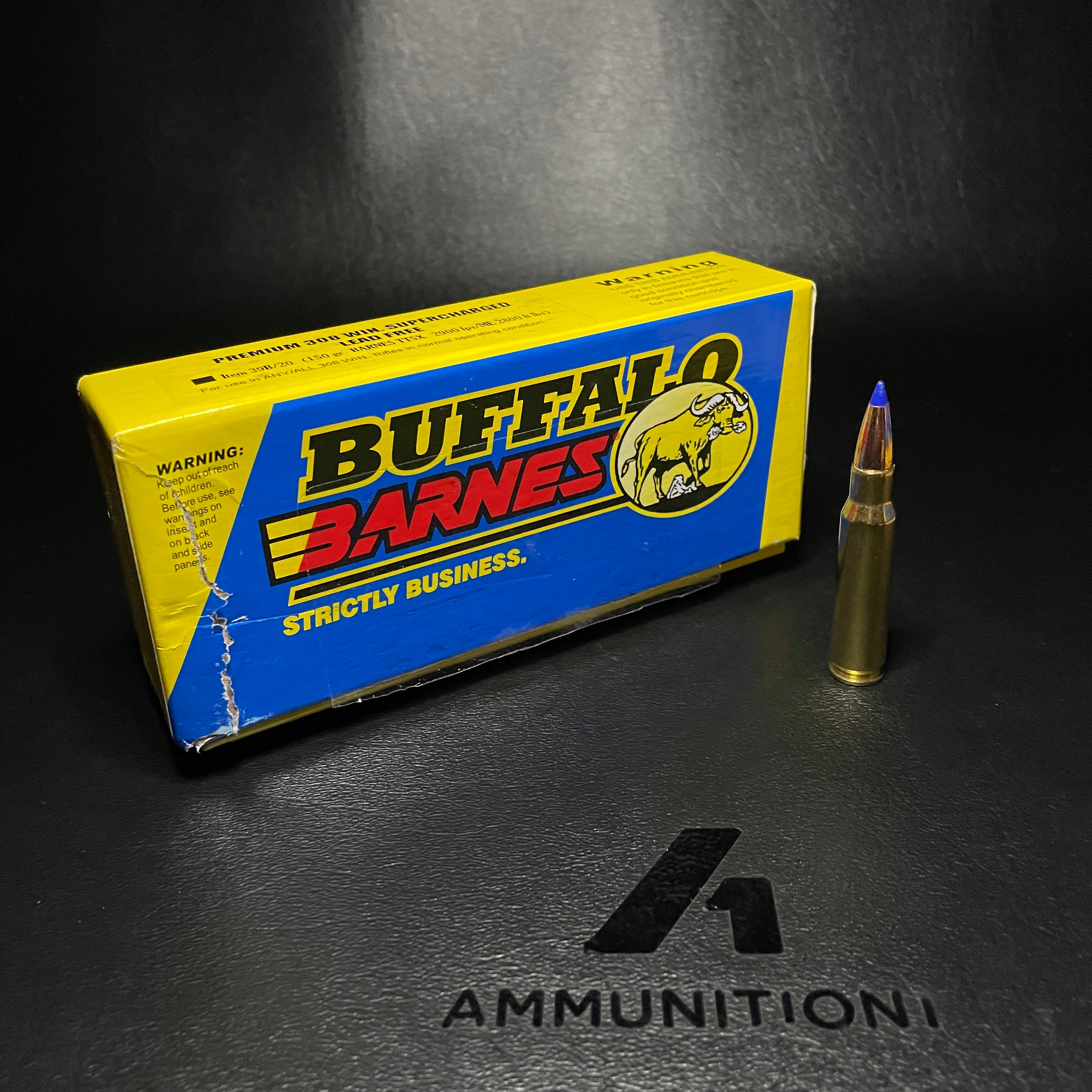 Buffalo-Barnes Supercharged - 308 Win - 150 Gr Barnes TTSX - 20 Rnd/Bx