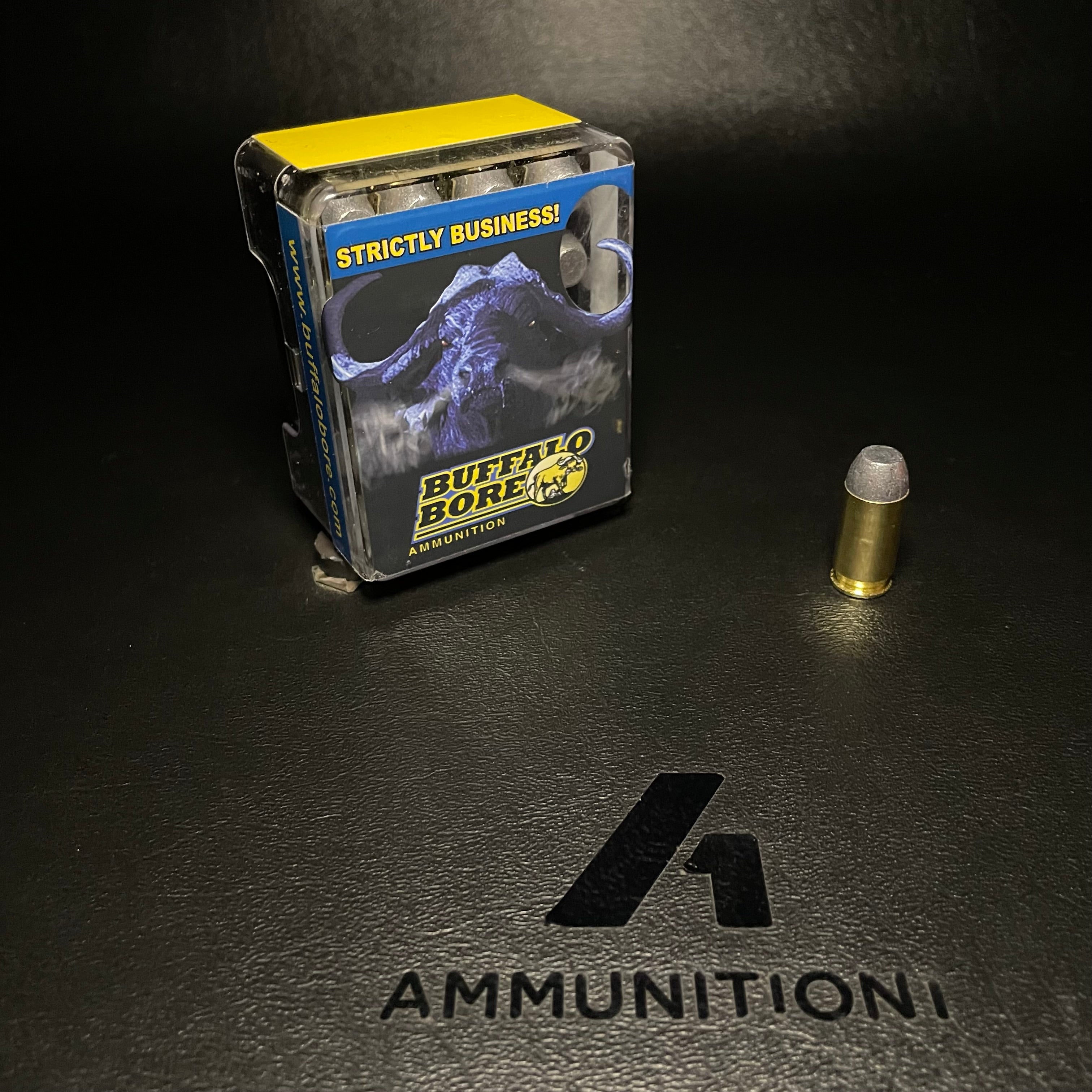 Buffalo Bore Ammunition Outdoorsman - 45 ACP+P - 255 Gr Hard Cast Flat Nose - 20 Rnd/Bx