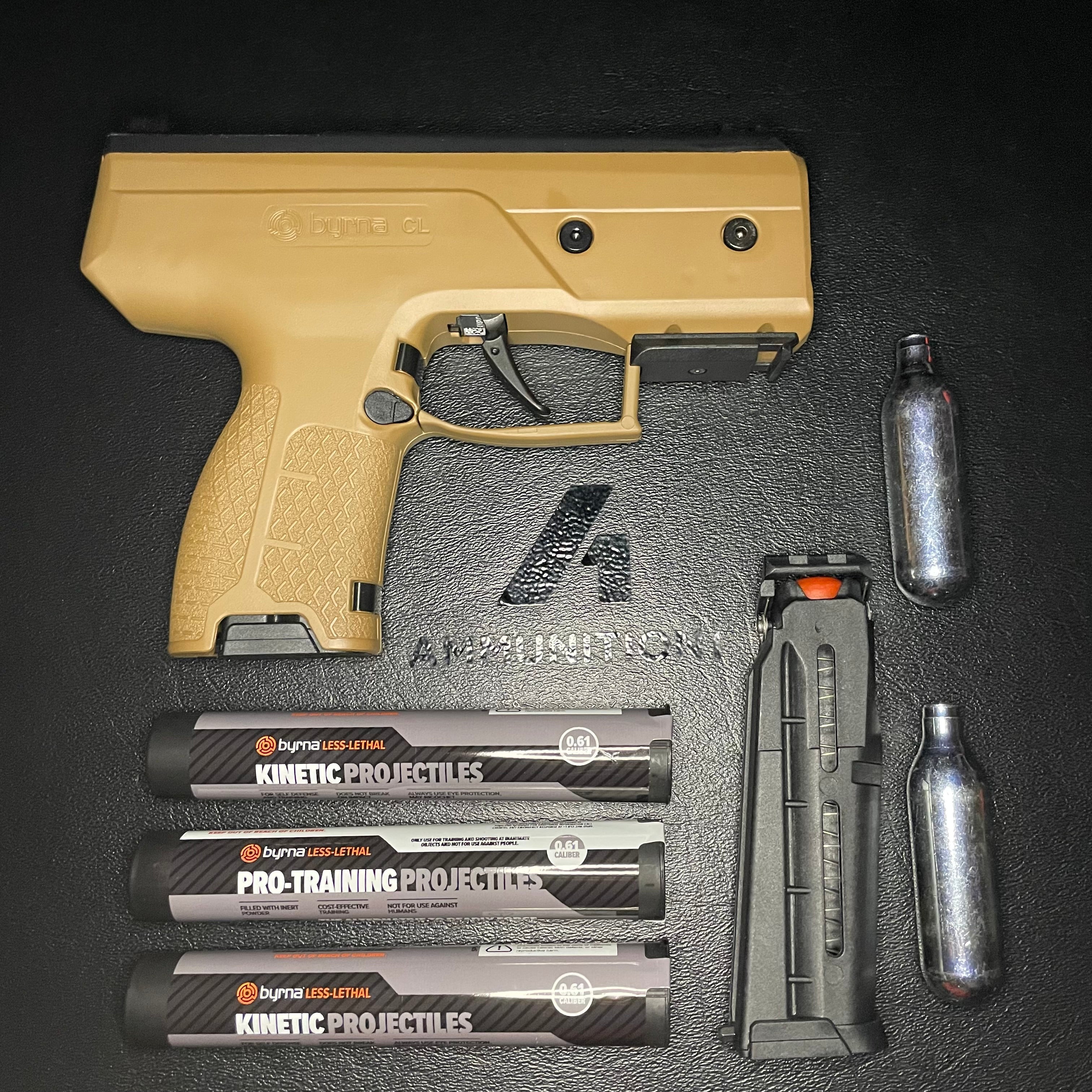 Byrna CL Universal Kit (NY/CA COMPLIANT) - Beige Kit