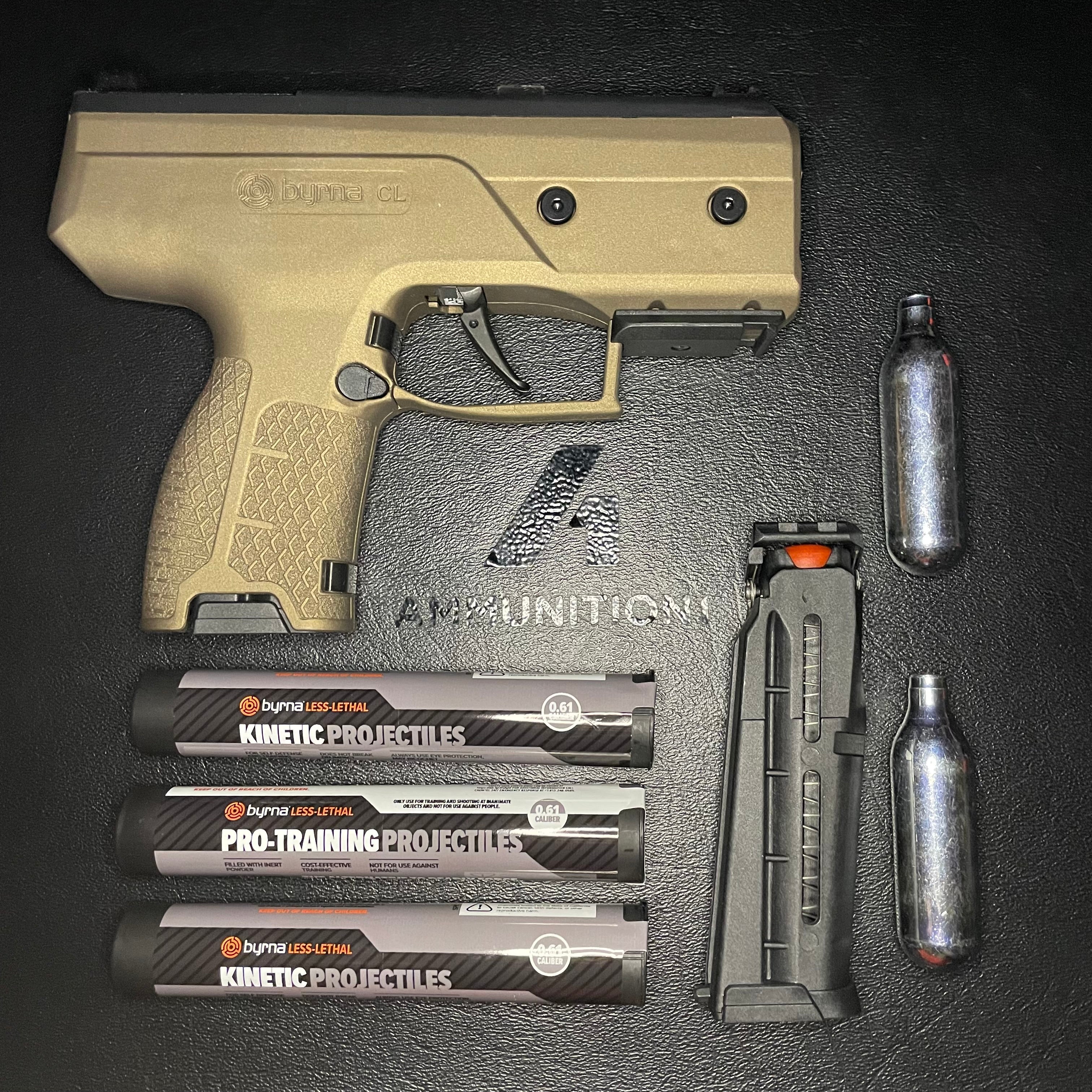 Byrna CL Universal Kit (NY/CA COMPLIANT) - Bronze Kit