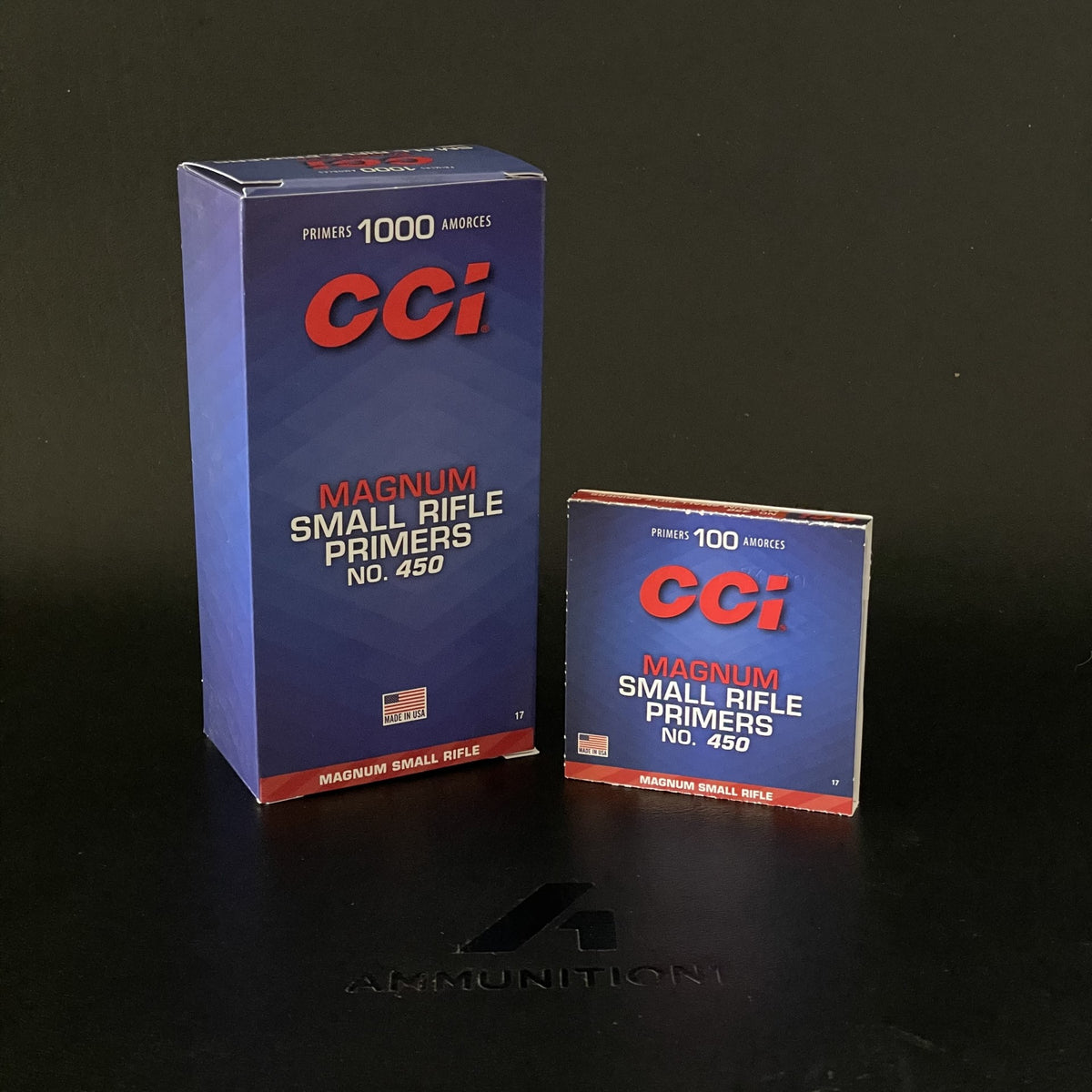 CCI - Magnum Small Rifle Primers - No. 450 - 1000 Rnd/Bx – Ammunition1