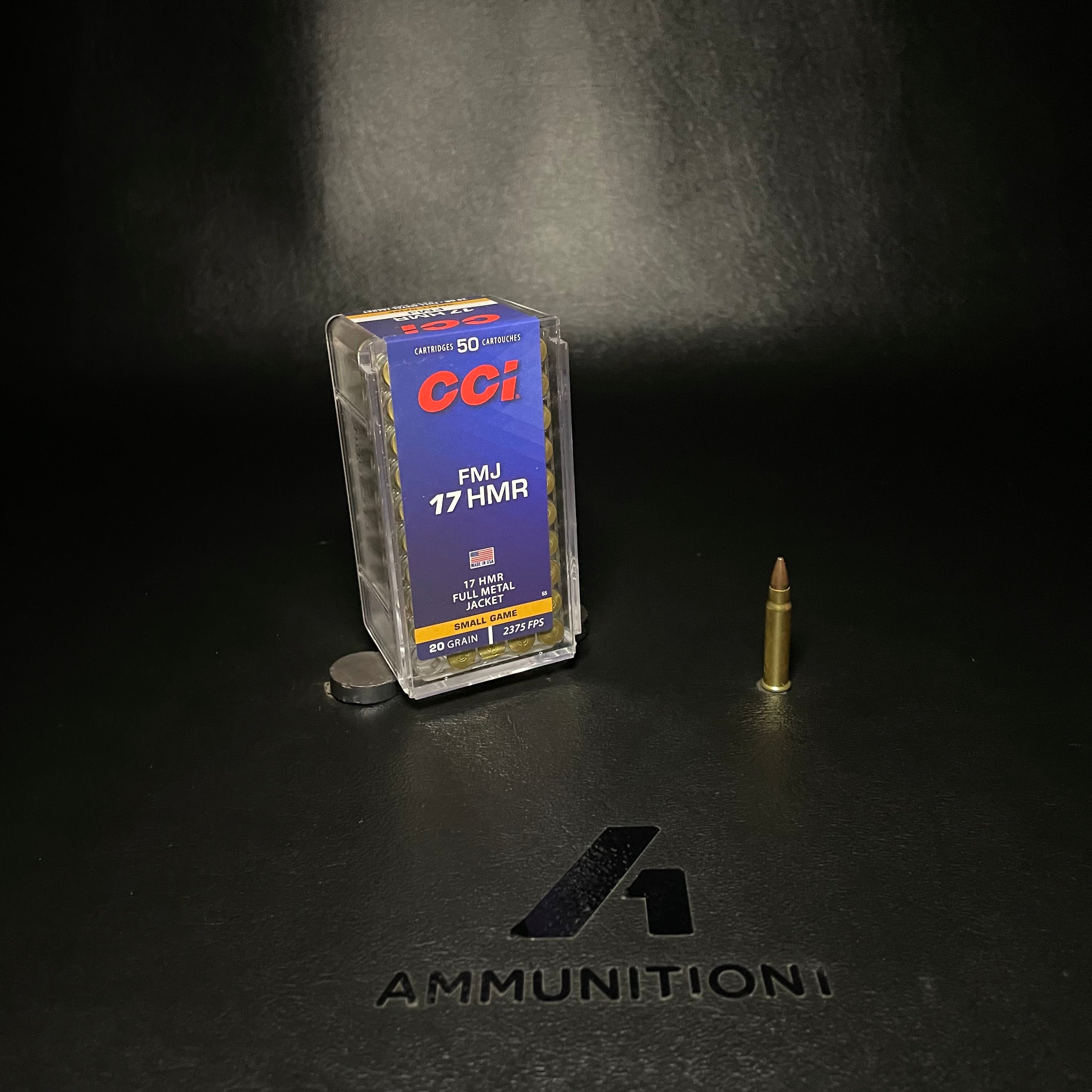 CCI - 17 HMR - 20 Gr FMJ - 50 Rnd/Bx