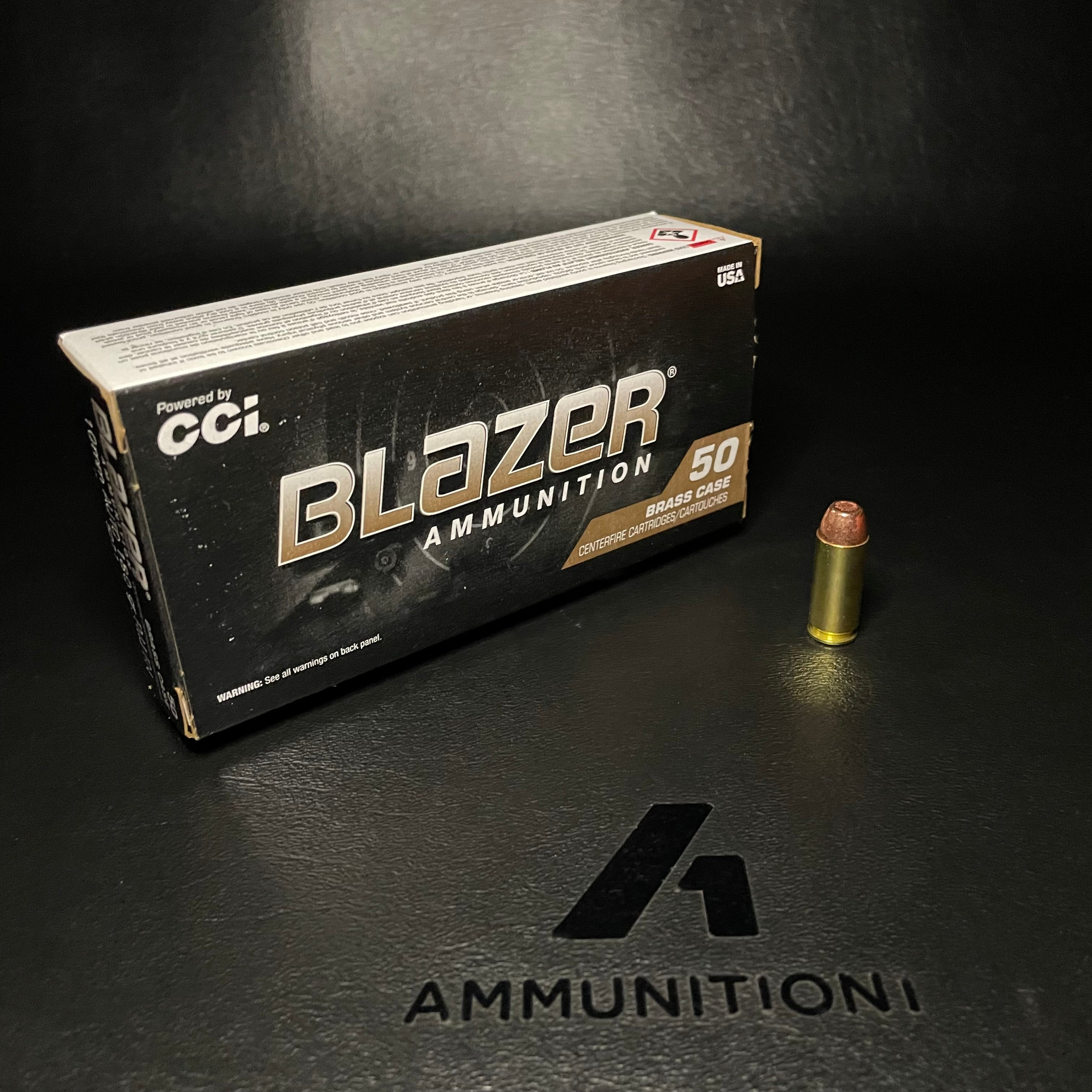 CCI Blazer Brass - 10mm Auto - 180 Gr FMJ - 50 Rnd/Bx