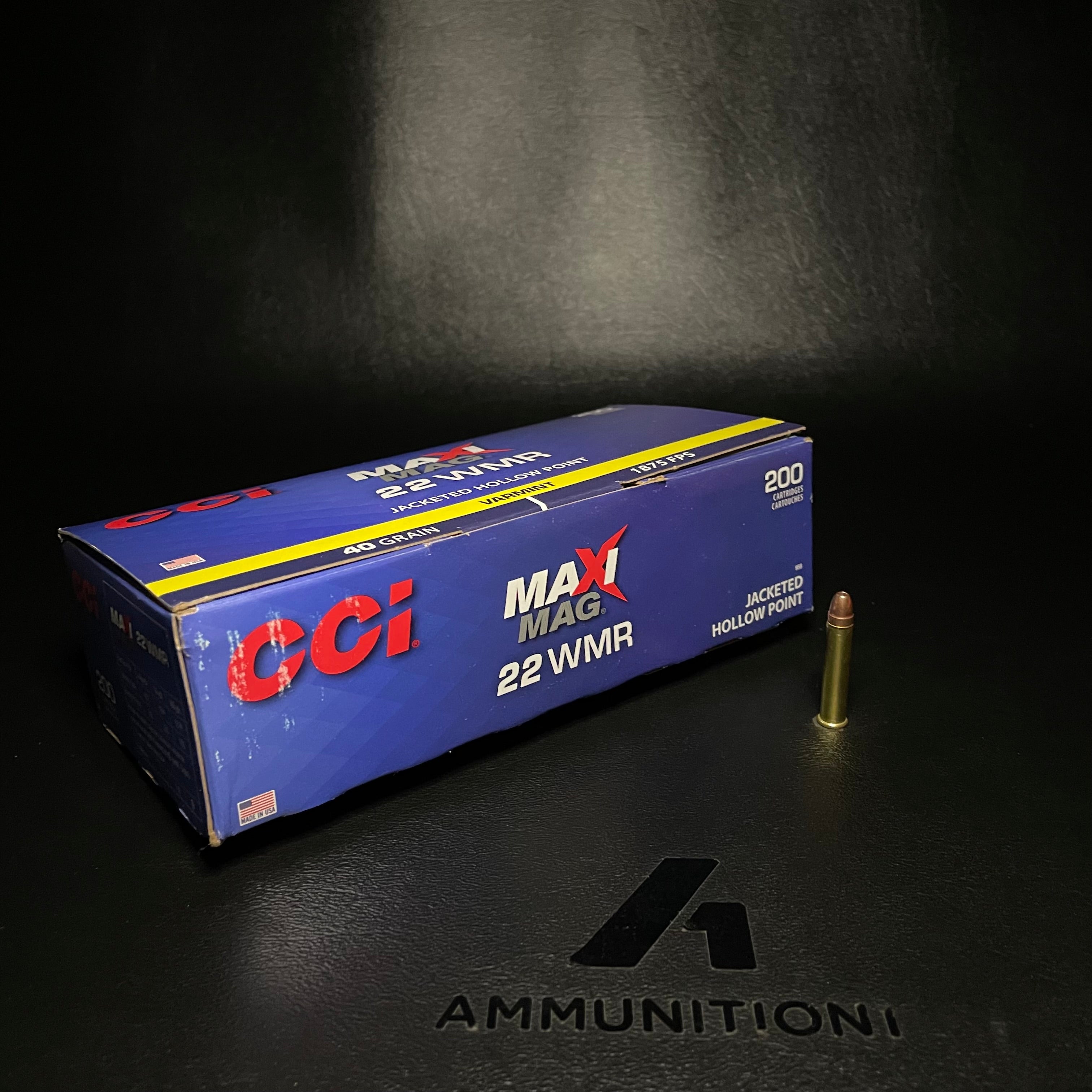 CCI Maxi-Mag Varmint - 22WMR - 40 Gr JHP - 200 Rnd/Bx