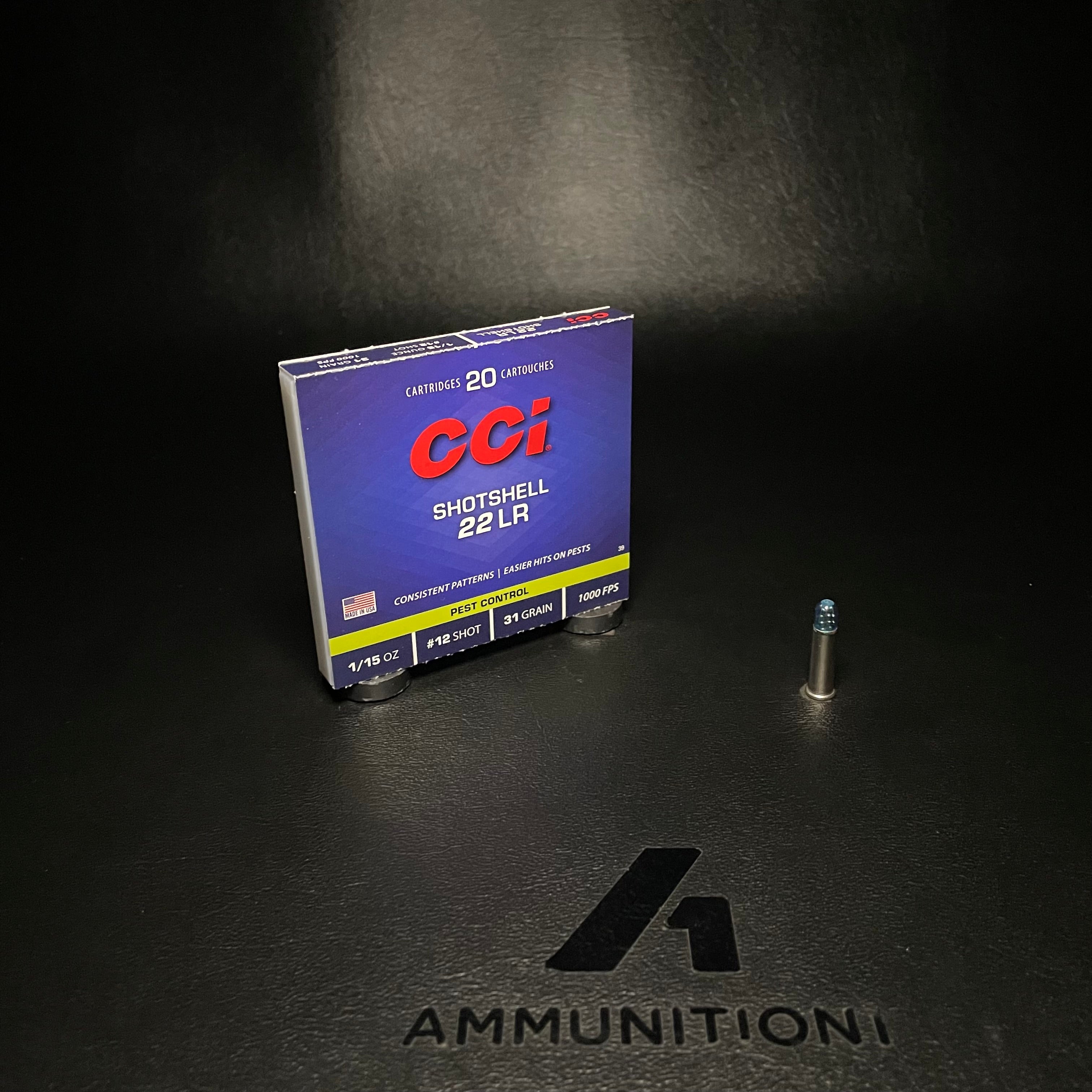 CCI Pest Control - 22 LR - 31 Gr #12 - 20 Rnd/Bx