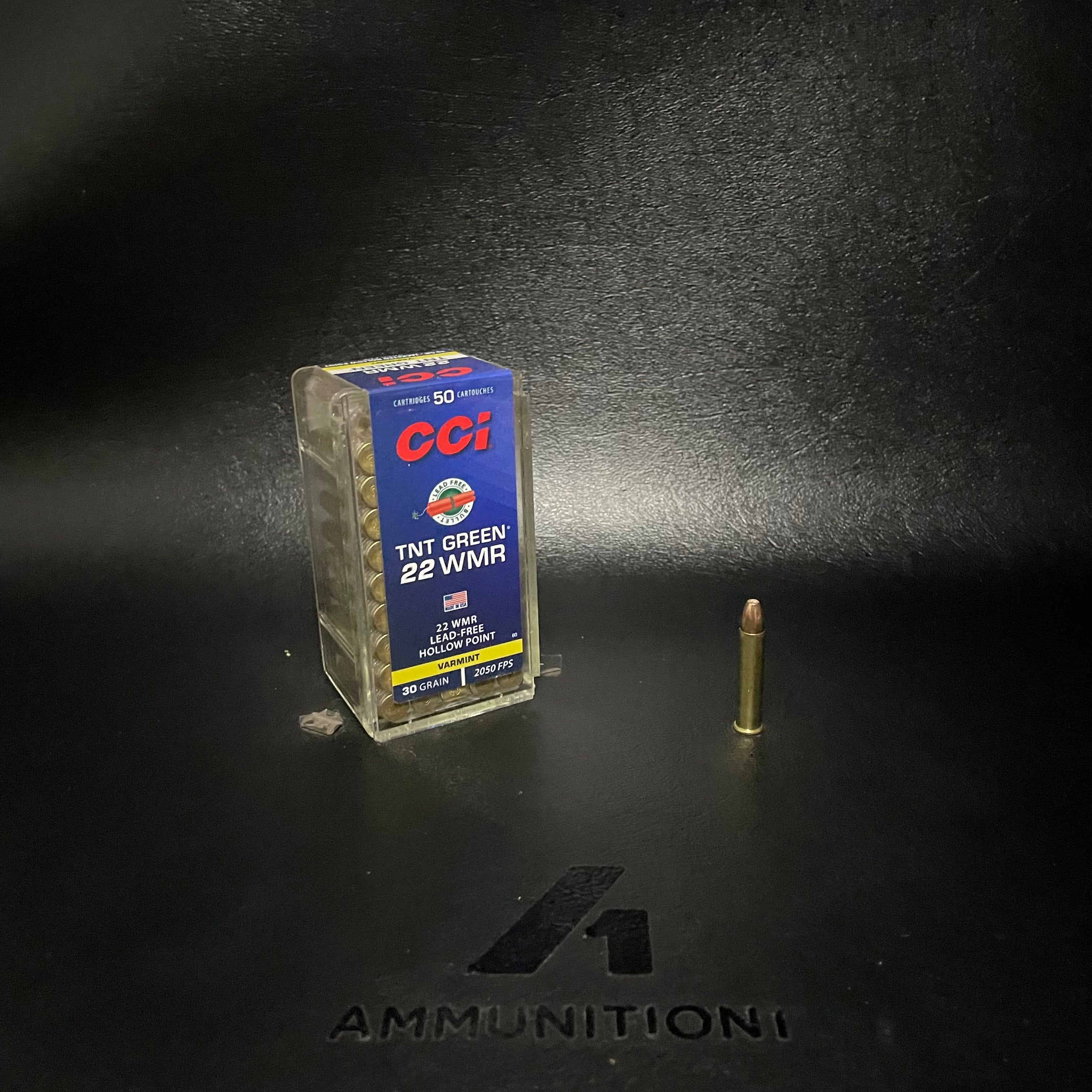 CCI TNT Green - 22 WMR - 30 Gr TGHP - 50 Rnd/Bx