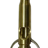 Caliber Gourmet - Bottle Opener/Whistle - Gold - Fired Shell Casing - Back
