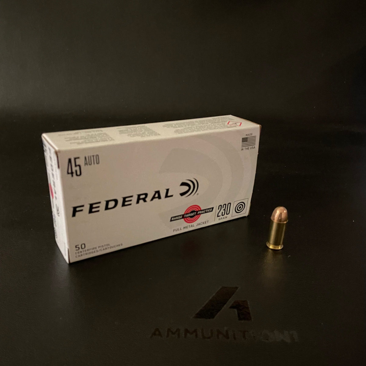 Federal Range & Target - 45 ACP - 230 Gr FMJ - 50 Rnd/Bx – Ammunition1