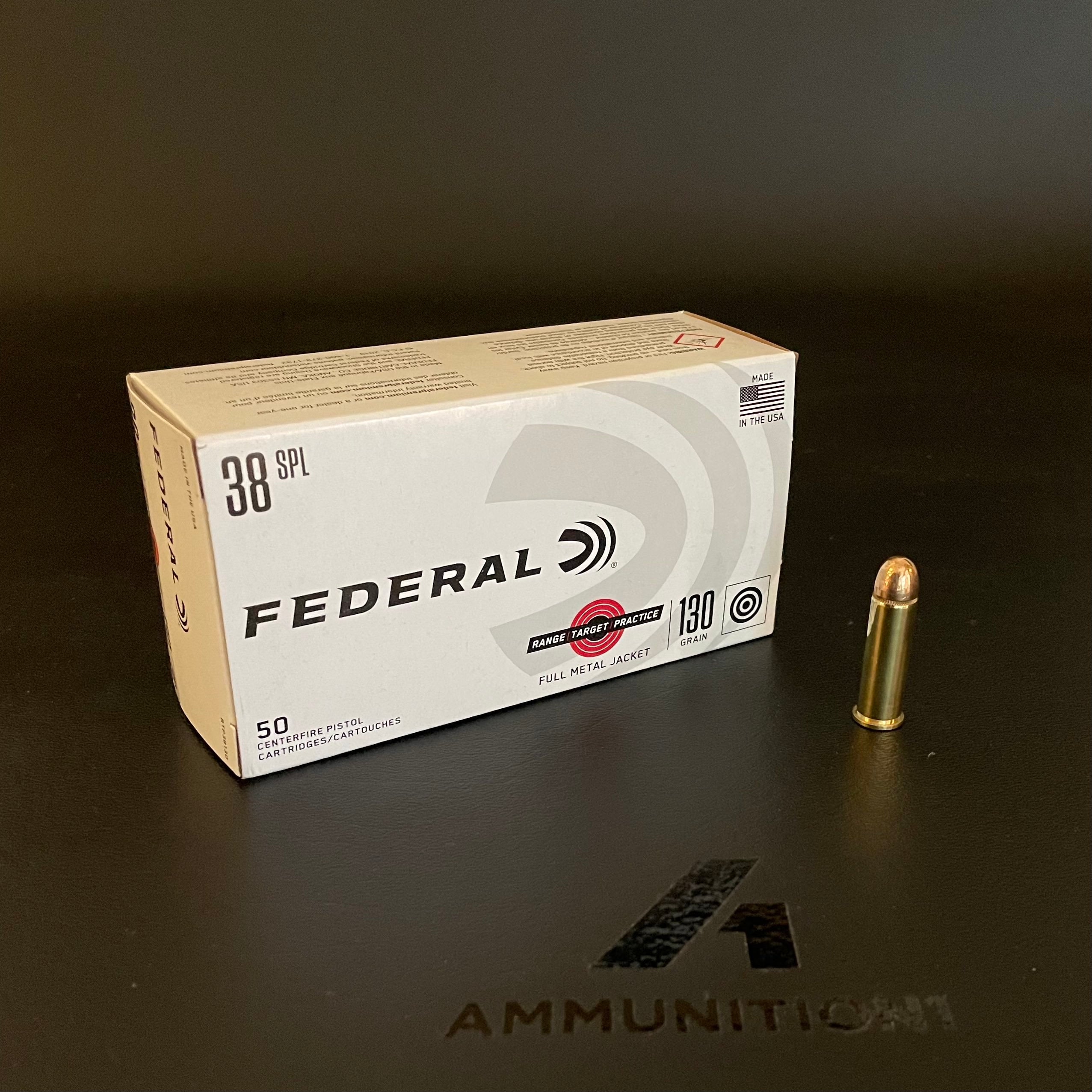 Federal - 38 Special - 130 Gr FMJ - 50 Rnd/Bx