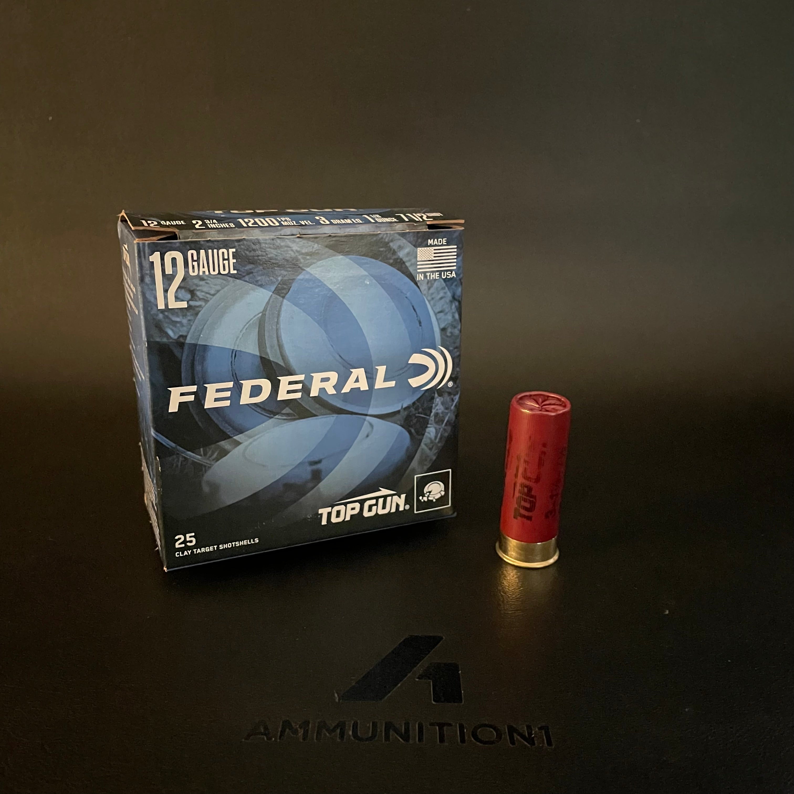 Federal Top Gun - 12 Ga - 2.75" 1 1/8 oz #7.5 - 25 Rnd/Bx