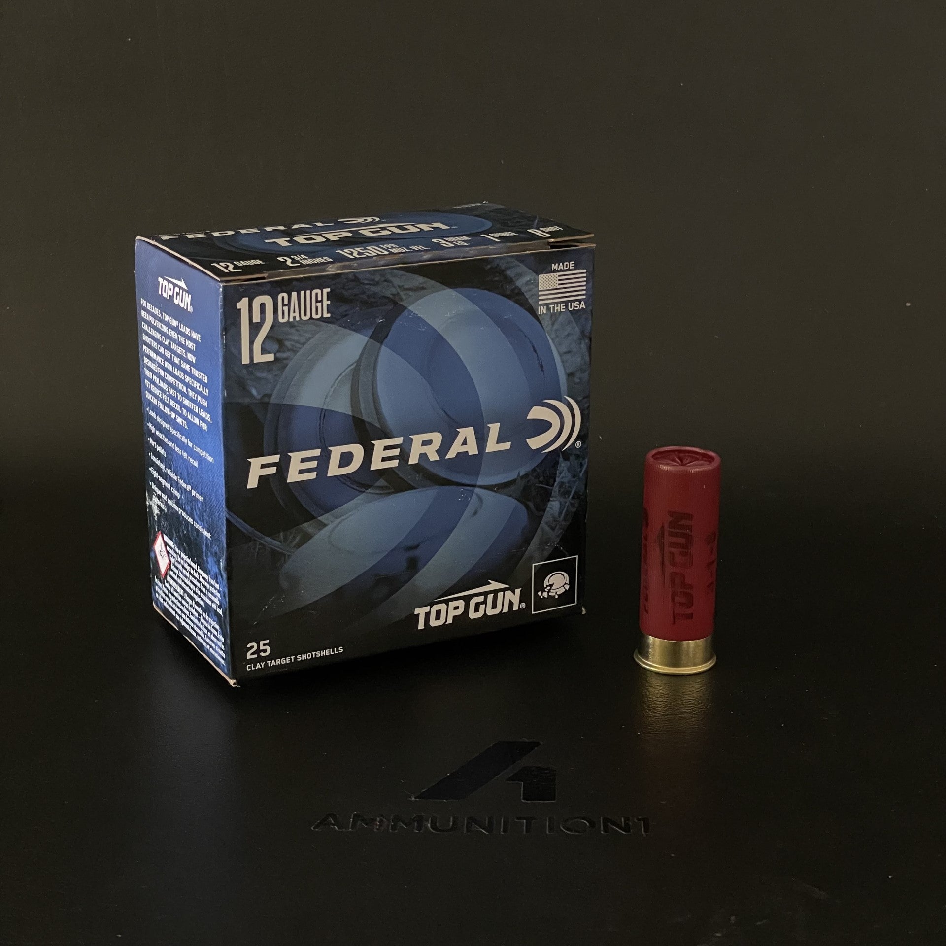 Federal Top Gun Sporting Clay - 12 Ga - 2.75" 1 oz #8 - 25 Bx/10 Cs