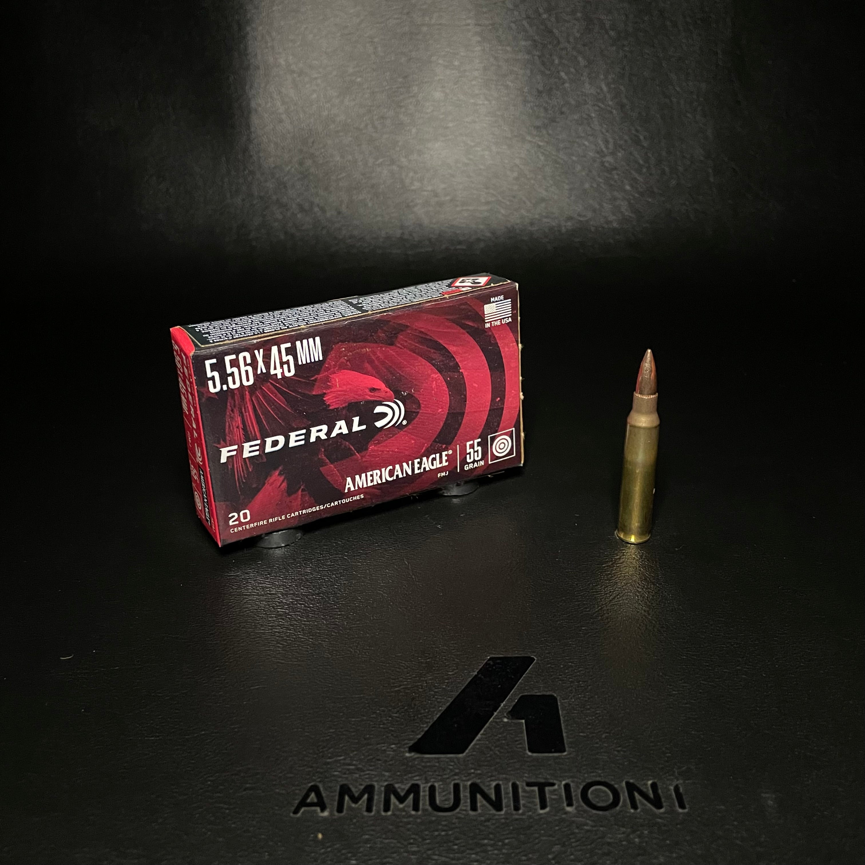 Federal American Eagle - 5.56x45mm NATO - 55 Gr - 20 Rnd/Bx