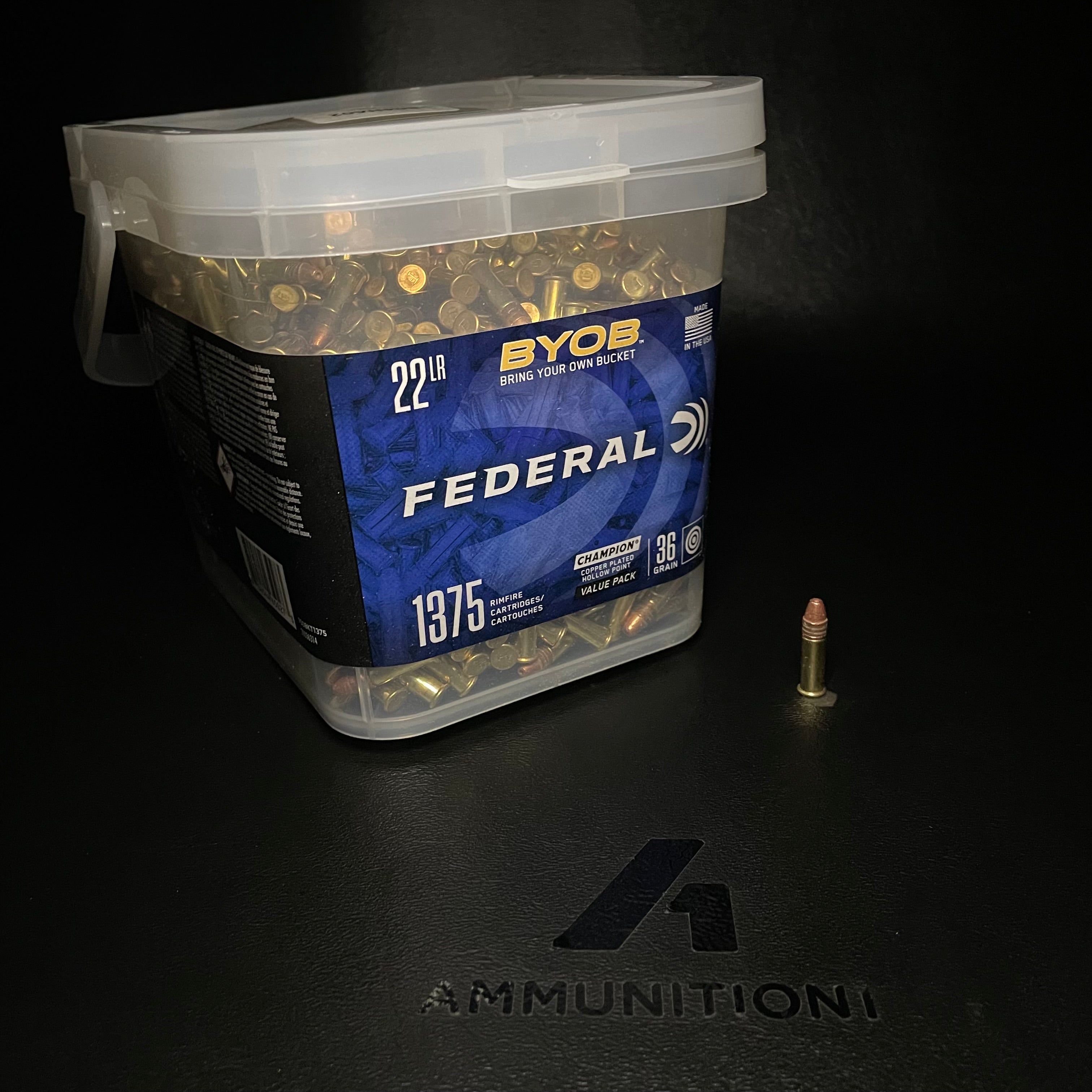 Federal Champion BYOB - 22 LR - 36 Gr CPHP - 1375/Bucket