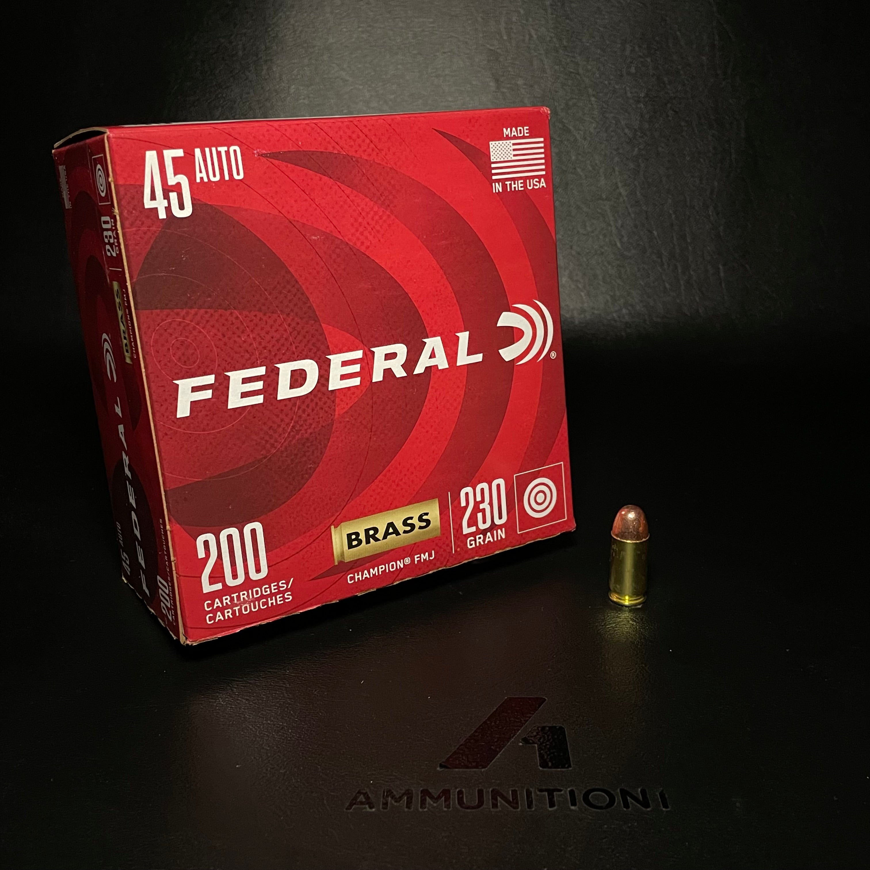 Federal Champion Training - 45 ACP - 230 Gr FMJ - 200 Rnd/Bx