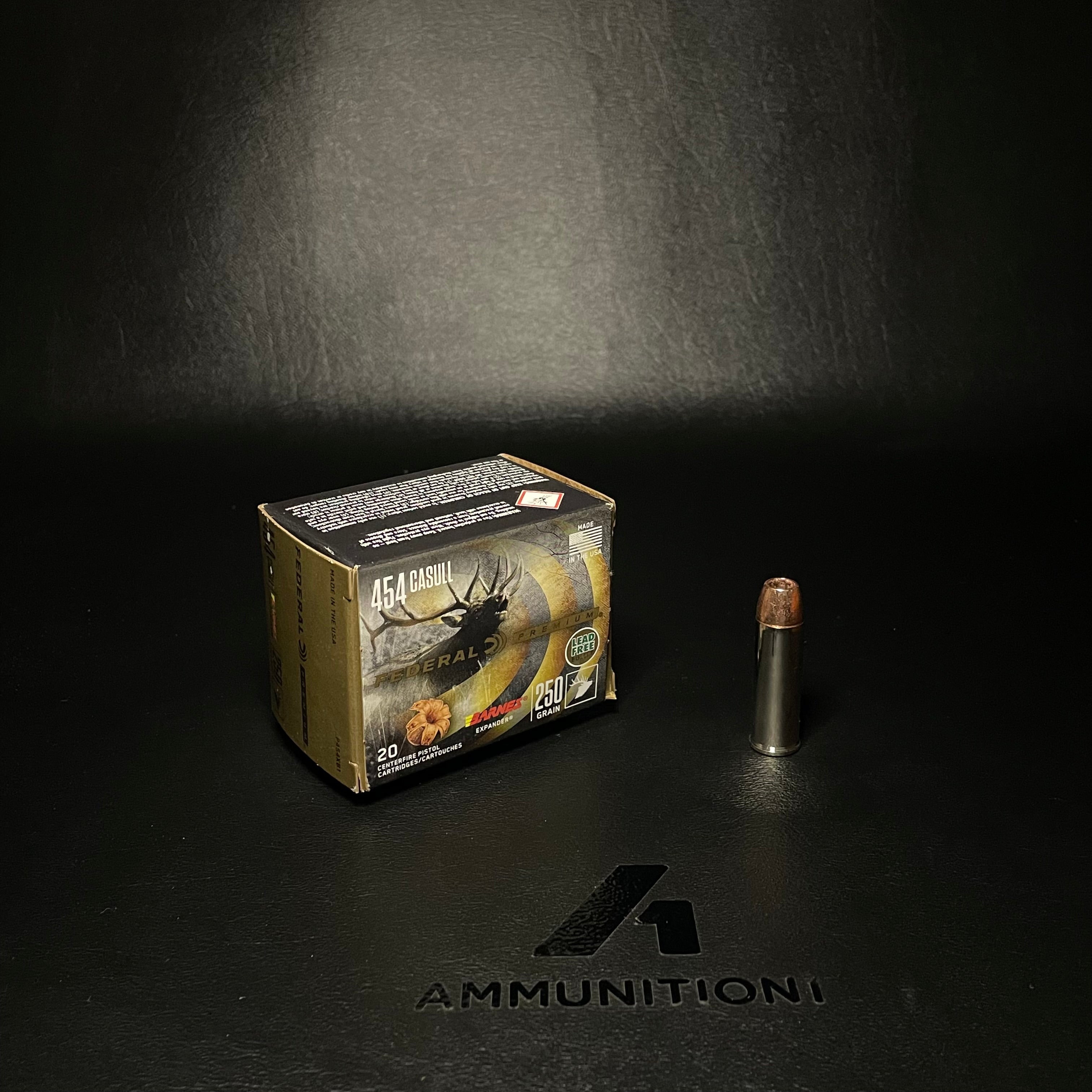 Federal Premium - 454 Casull - 250 Gr Barnes Expander BRX - 20 Rnd/Bx