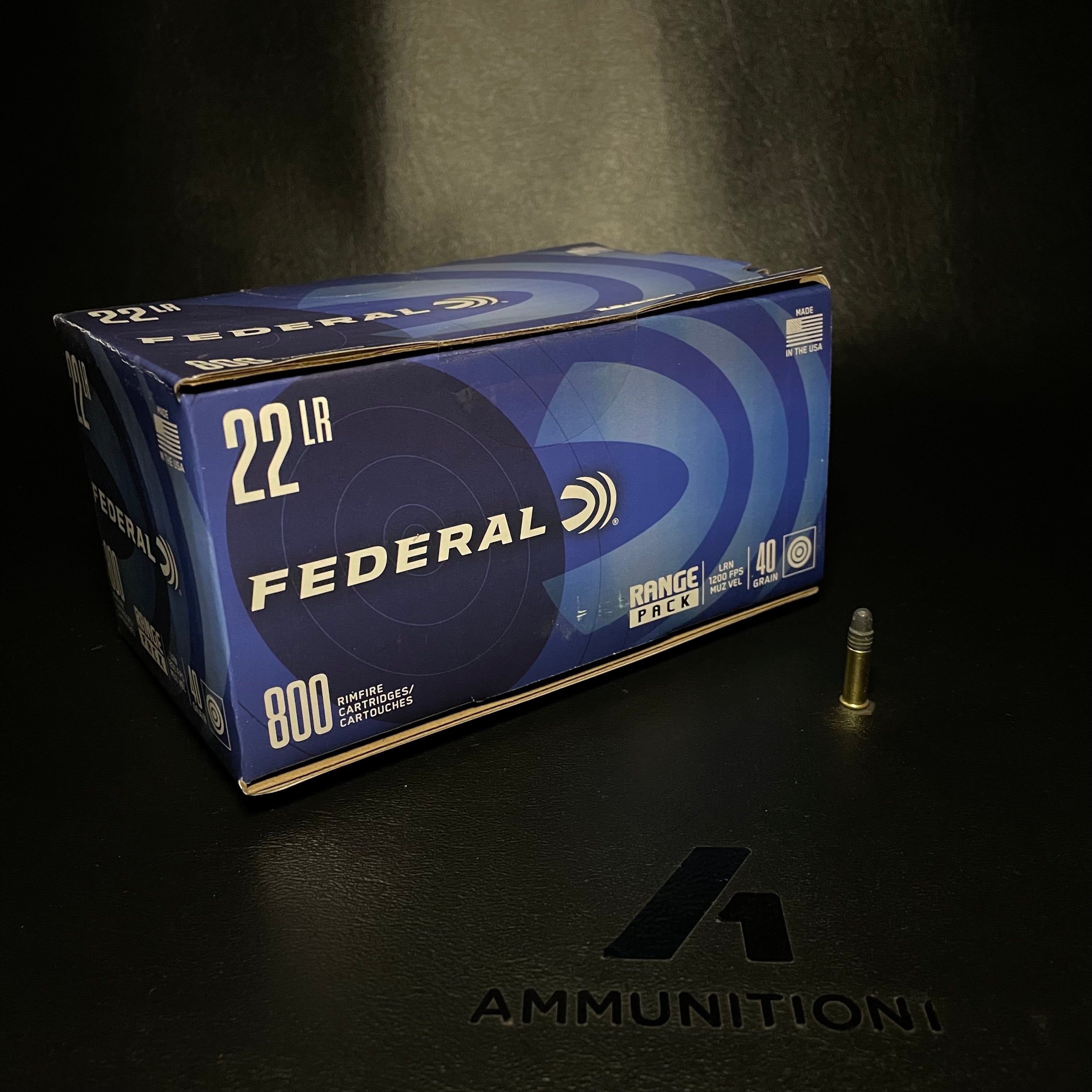 Federal Range Pack - 22 LR - 40 Gr LRN - 800 Rnd/Bx