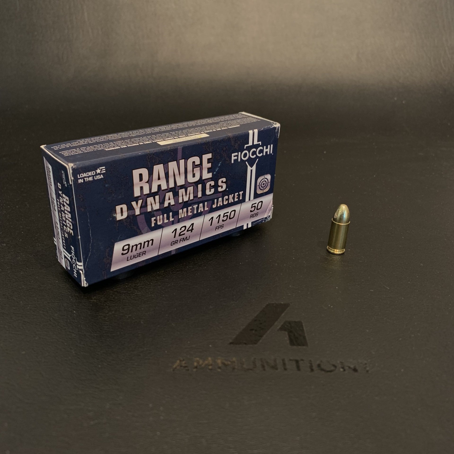 Fiocchi Range Dynamics - 9mm - 124 Gr FMJ - 50 Rnd/Bx