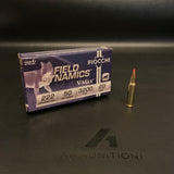 Fiocchi Field Dynamics - 222 Rem - 50 Gr VMAX - 20 Rnd/Bx